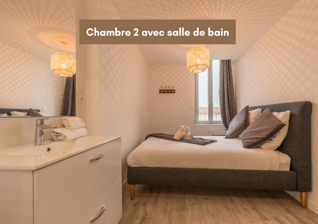 Atypique - 2 Chambres Avec Salles De Bains, Cuisine Equipee, Parking Gratuit Castelsarrasin Exterior photo